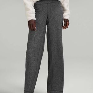 Lululemon Align High-Rise Wide Leg Pant 31" in Heathered Graphite Grey